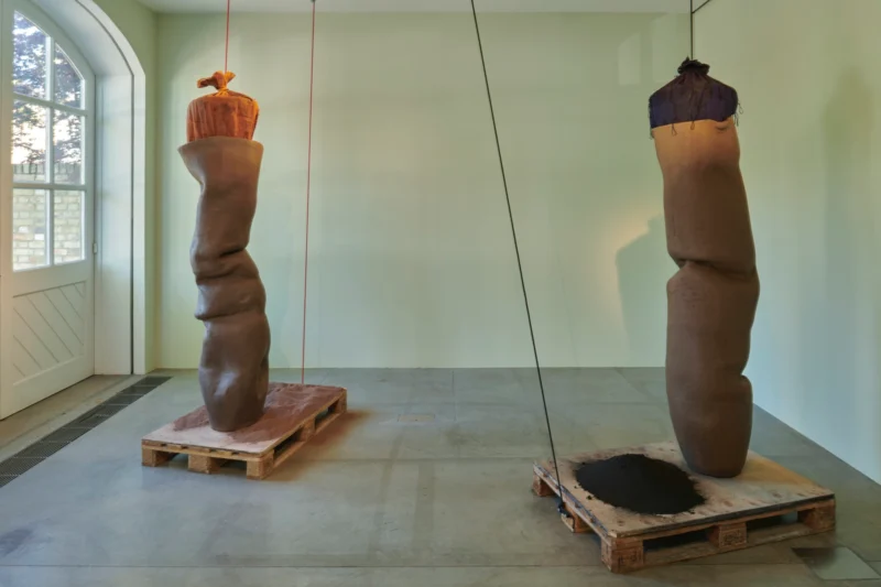 Installation shot from Ranti Bam: Sacred Groves, @ South London Gallery