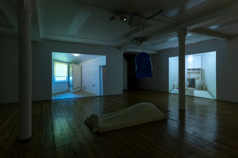 Installation shot from Gregor Schneider: Rheydt NOW, @ Sprovieri