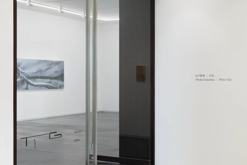 Installation shot from Hiroka Yamashita: 白気 White Veils, @ Taka Ishii Gallery