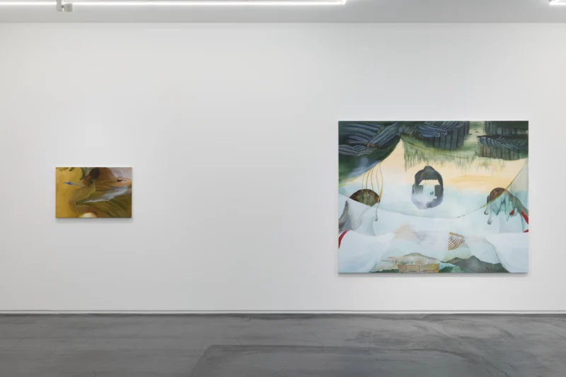 Installation shot from Hiroka Yamashita: 白気 White Veils, @ Taka Ishii Gallery