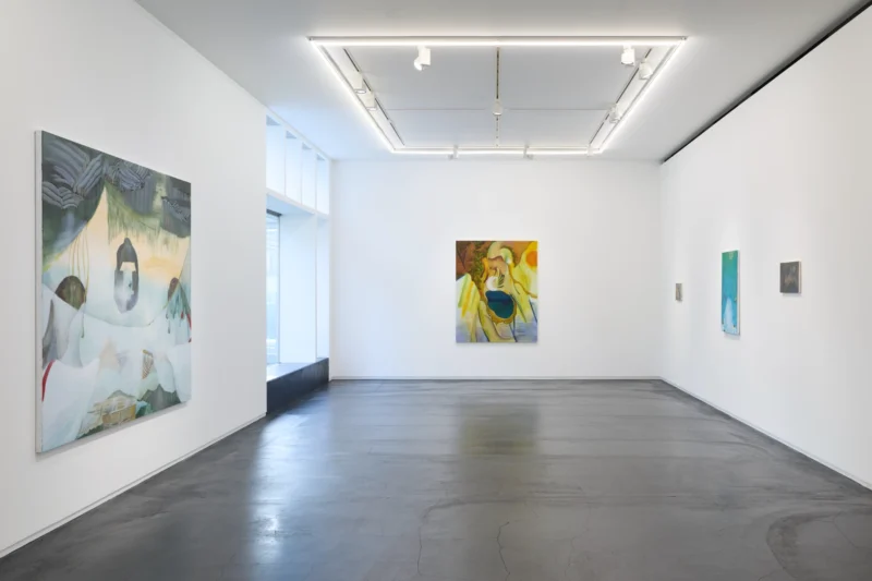Installation shot from Hiroka Yamashita: 白気 White Veils, @ Taka Ishii Gallery