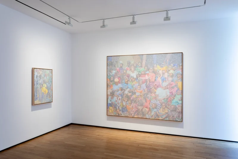 Installation shot from Alioune Diagne: Saytu, @ Templon