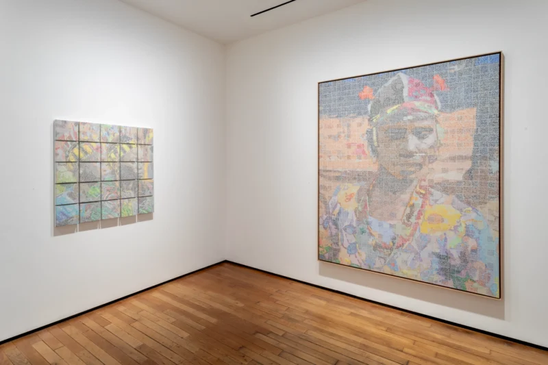 Installation shot from Alioune Diagne: Saytu, @ Templon