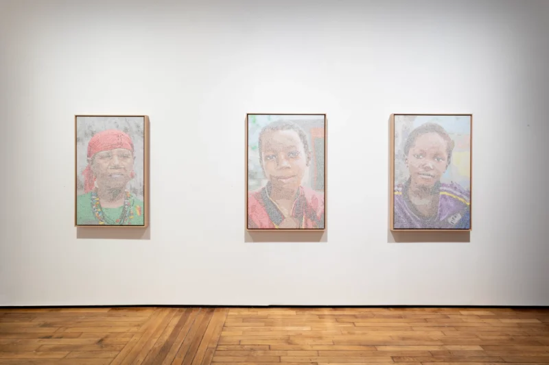 Installation shot from Alioune Diagne: Saytu, @ Templon