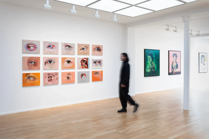 Installation shot from Jan Van Imschoot: Le Chant du Pommier, @ Templon