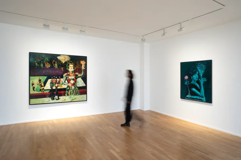 Installation shot from Jan Van Imschoot: Le Chant du Pommier, @ Templon