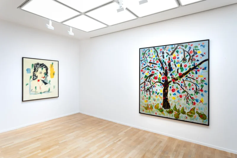Installation shot from Jan Van Imschoot: Le Chant du Pommier, @ Templon
