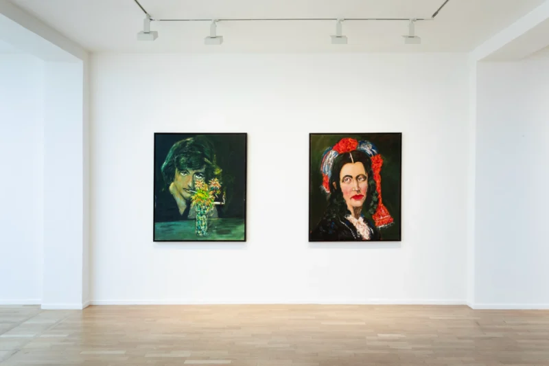 Installation shot from Jan Van Imschoot: Le Chant du Pommier, @ Templon