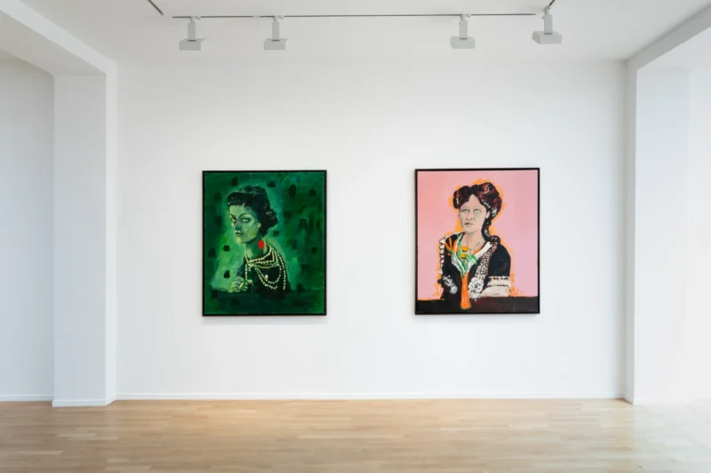 Installation shot from Jan Van Imschoot: Le Chant du Pommier, @ Templon