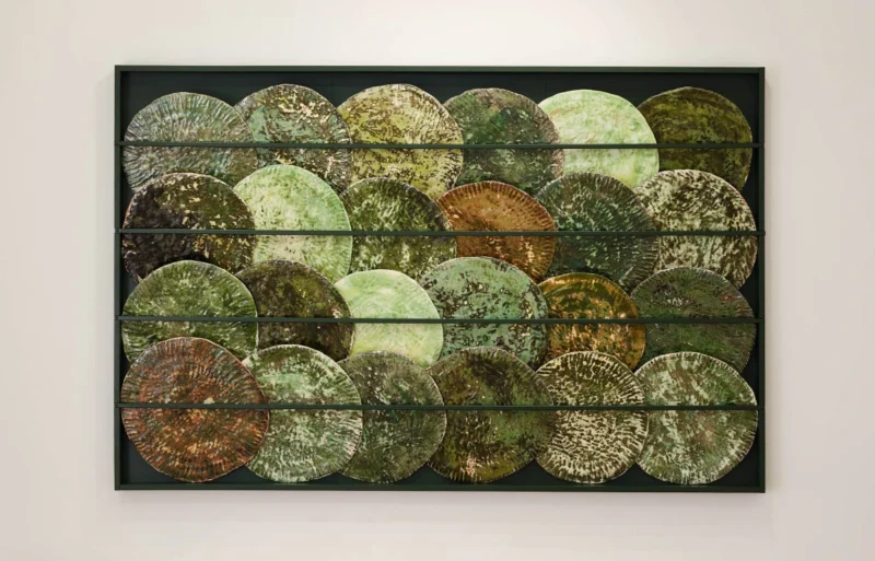 Marit Tingleff, Into the Green, Large Plate Rack, 2025-26
