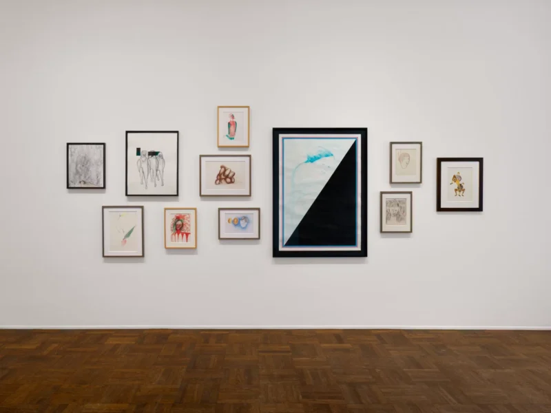 Installation shot from Enrico David: Works on Paper: 1995-2026, @ VeneKlasen