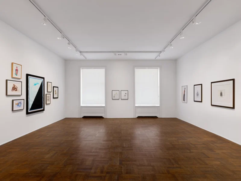 Installation shot from Enrico David: Works on Paper: 1995-2026, @ VeneKlasen