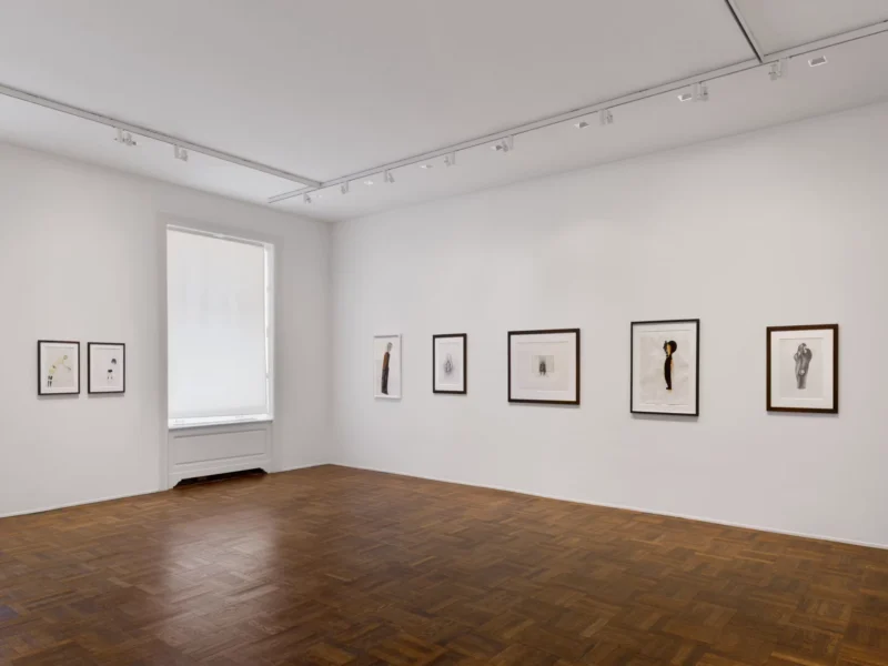 Installation shot from Enrico David: Works on Paper: 1995-2026, @ VeneKlasen