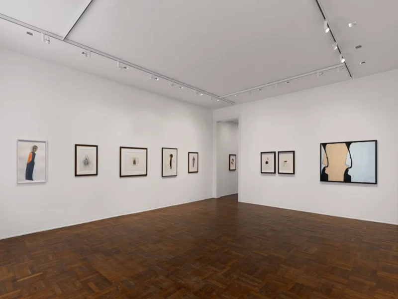 Installation shot from Enrico David: Works on Paper: 1995-2026, @ VeneKlasen