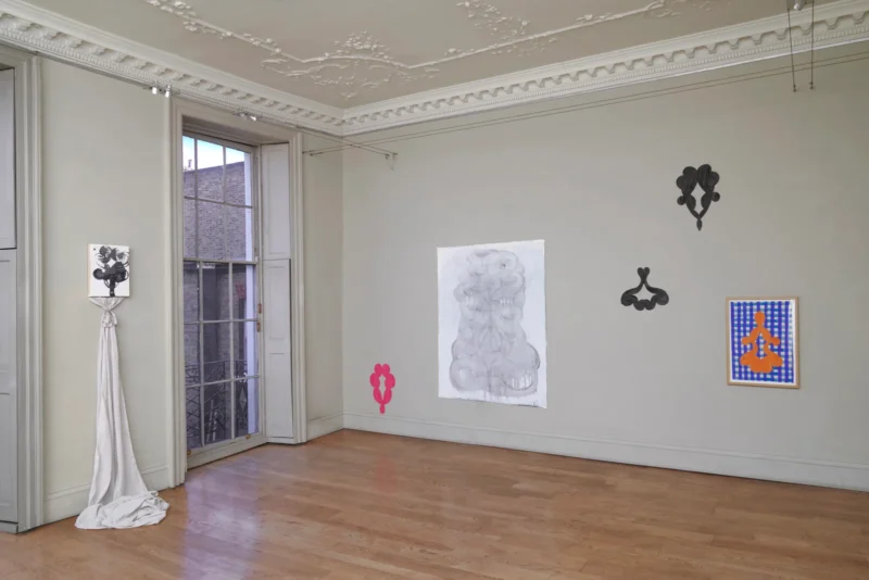 Installation shot from Mikey Cuddihy: Curious Yellow, @ domobaal