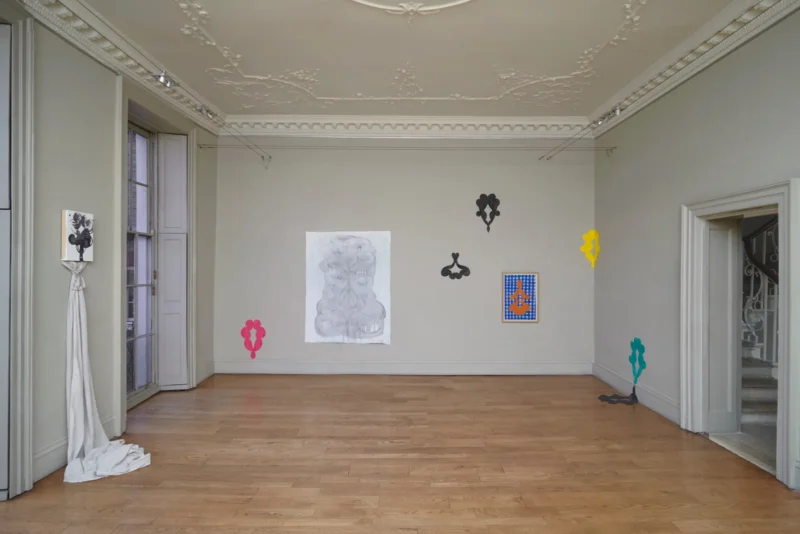 Installation shot from Mikey Cuddihy: Curious Yellow, @ domobaal