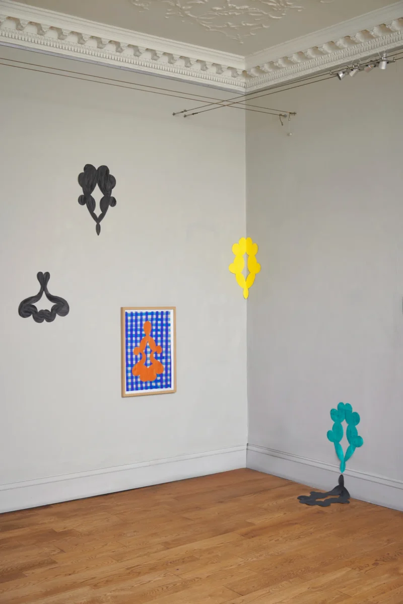 Installation shot from Mikey Cuddihy: Curious Yellow, @ domobaal