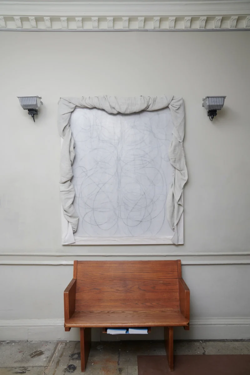 Installation shot from Mikey Cuddihy: Curious Yellow, @ domobaal