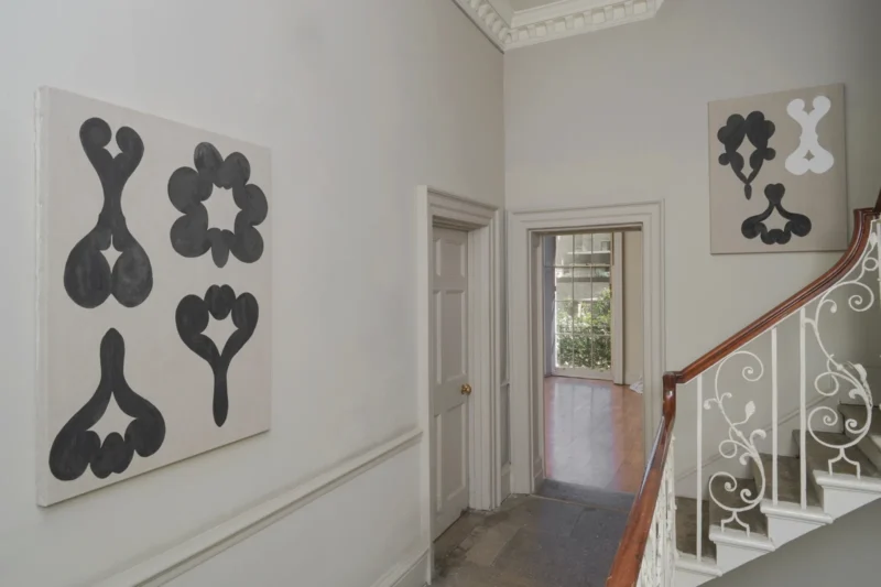 Installation shot from Mikey Cuddihy: Curious Yellow, @ domobaal
