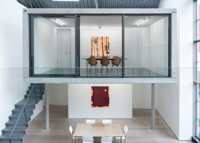 Installation shot from Stefan Müller: Learning By Undoing, @ Galerie Bärbel Grässlin