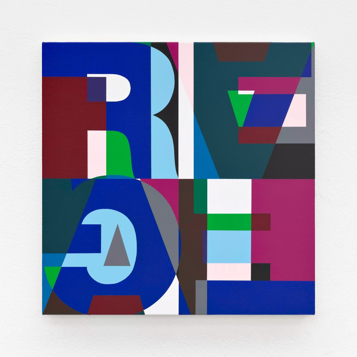 Heimo Zobernig, untitled (Text: REAL/EGAL), 2021