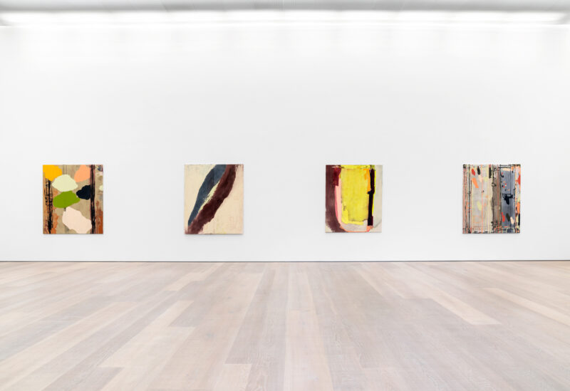 Installation shot from Stefan Müller: Learning By Undoing, @ Galerie Bärbel Grässlin