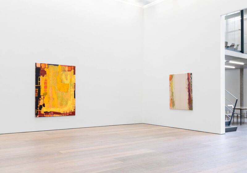 Installation shot from Stefan Müller: Learning By Undoing, @ Galerie Bärbel Grässlin