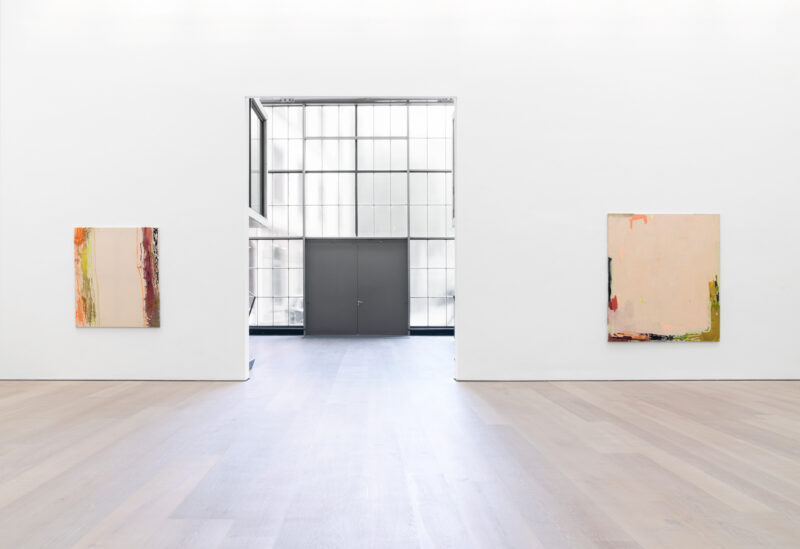 Installation shot from Stefan Müller: Learning By Undoing, @ Galerie Bärbel Grässlin