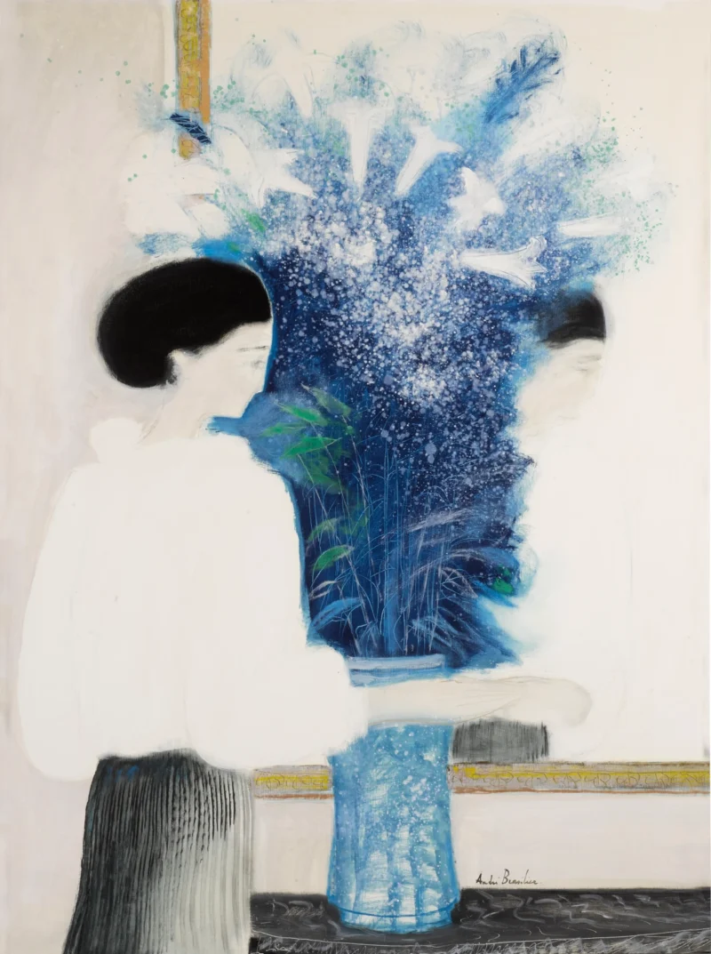 André Brasilier, Bouquet aux deux visages, 1985
