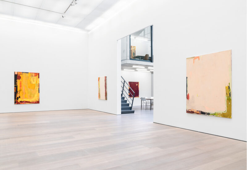 Installation shot from Stefan Müller: Learning By Undoing, @ Galerie Bärbel Grässlin