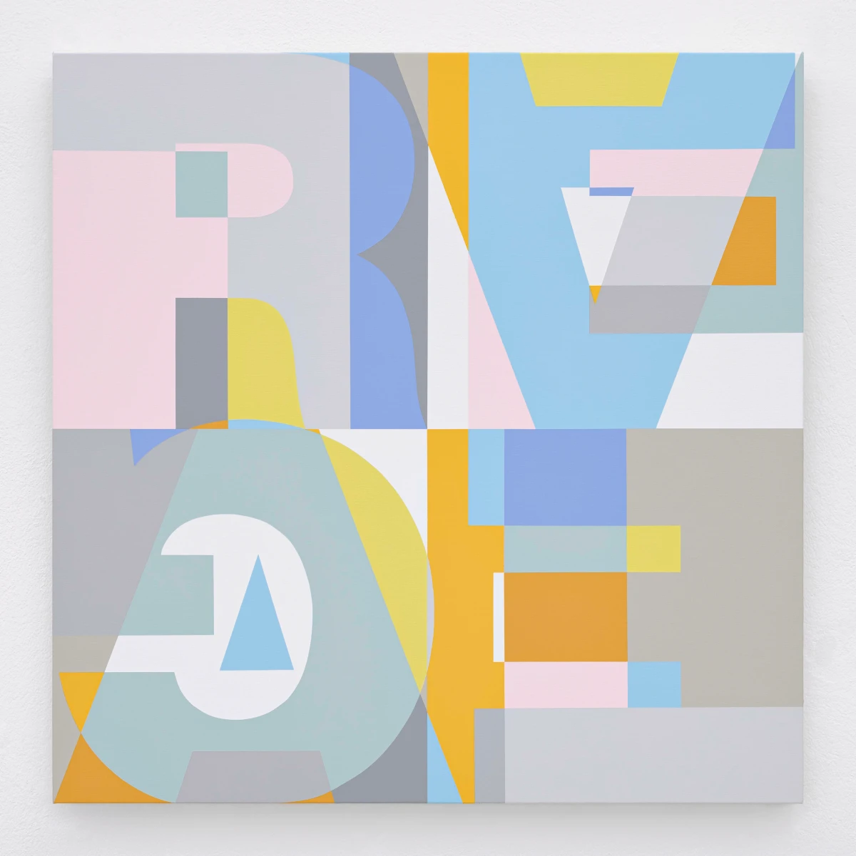 Heimo Zobernig, untitled (Text: REAL/EGAL), 2024