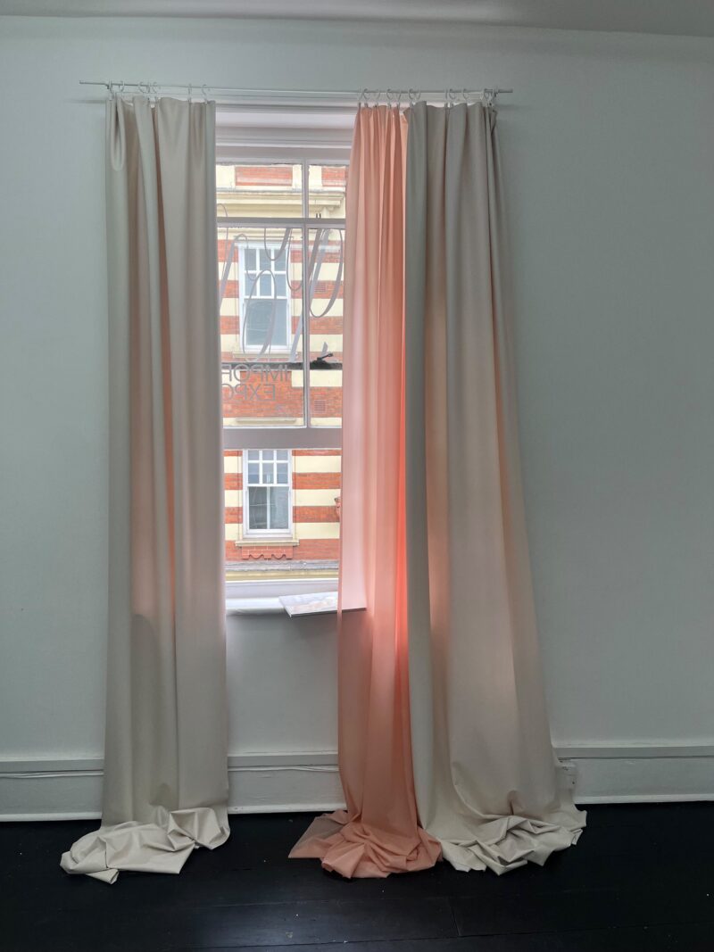 Installation shot from Solo exhibition by Mia Dudek, @ IMPORT EXPORT