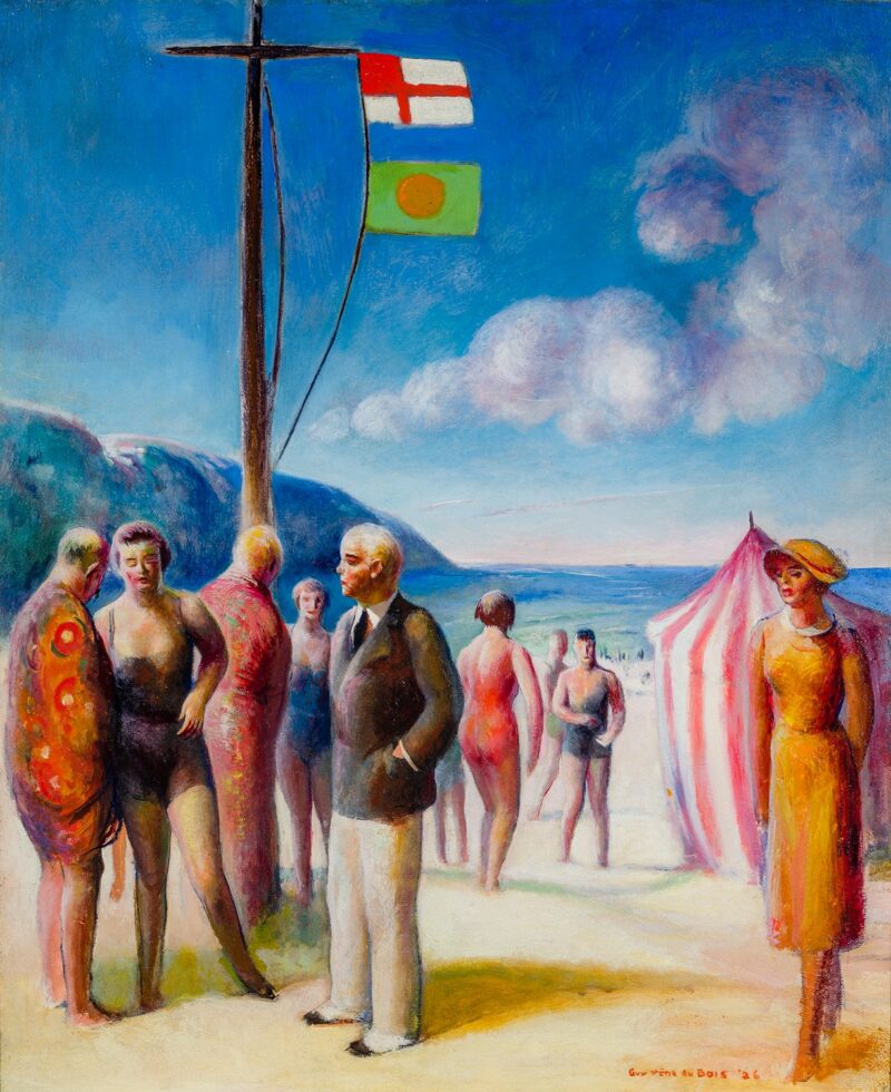 Guy Pene du Bois, Beach at Deauville, 1926