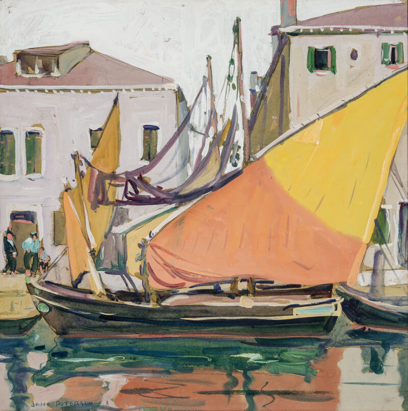Jane Peterson, Venice, about 1919