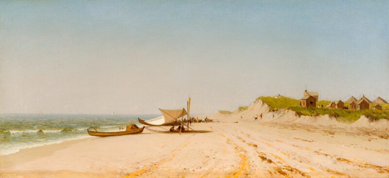 Unknown artist, Long Branch Beach, 1867