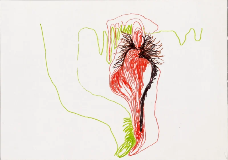 Alina Szapocznikow, Szkic do rzePby 'Przemiany' 7 (Sketch of the sculpture  'Metamorphoses' 7), 1961