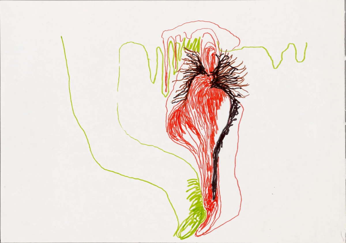 Alina Szapocznikow, Szkic do rzePby 'Przemiany' 7 (Sketch of the sculpture  'Metamorphoses' 7), 1961