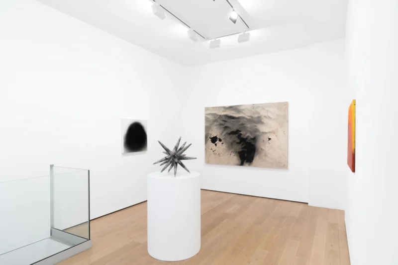 Installation shot from Piene, Mack, Uecker - Light, Space and Time, @ Almine Rech