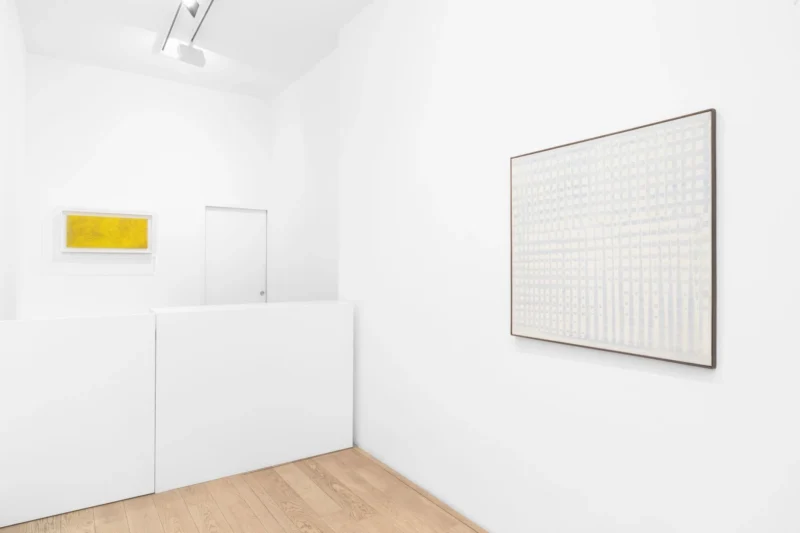 Installation shot from Piene, Mack, Uecker - Light, Space and Time, @ Almine Rech