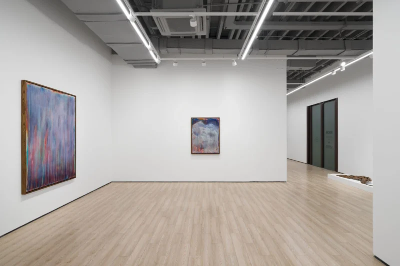 Installation shot from Thu-Van Tran: No Longer Day, Not Yet Night, @ Almine Rech