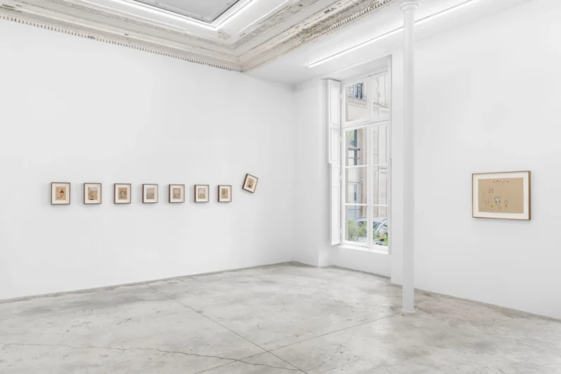 Installation shot from Javier Calleja: Curiously, @ Almine Rech