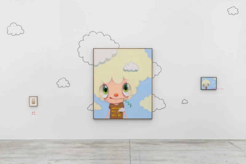Installation shot from Javier Calleja: Curiously, @ Almine Rech