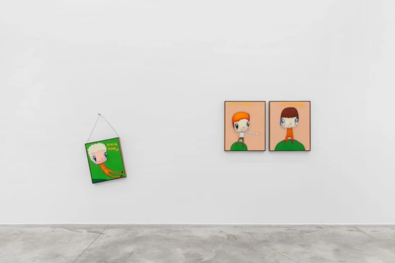 Installation shot from Javier Calleja: Curiously, @ Almine Rech
