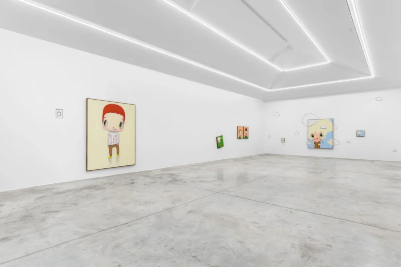 Installation shot from Javier Calleja: Curiously, @ Almine Rech