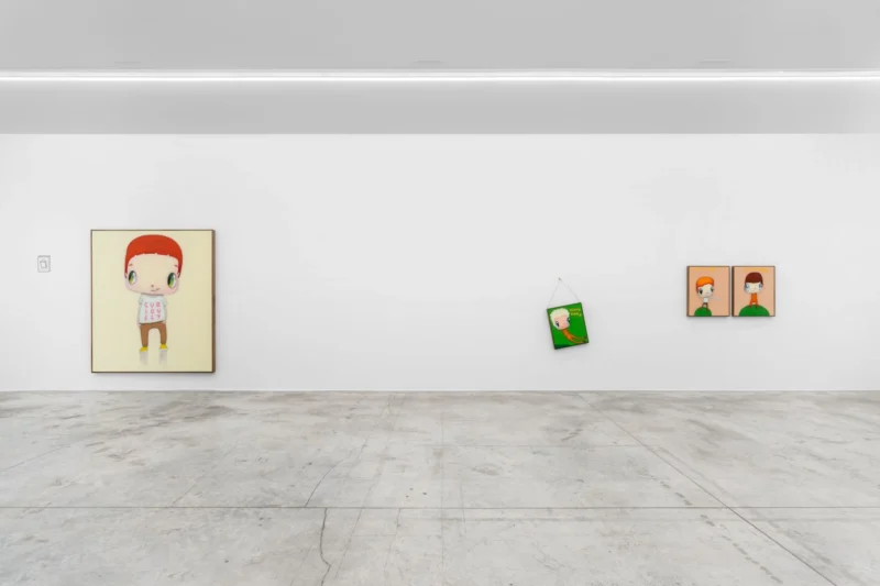 Installation shot from Javier Calleja: Curiously, @ Almine Rech