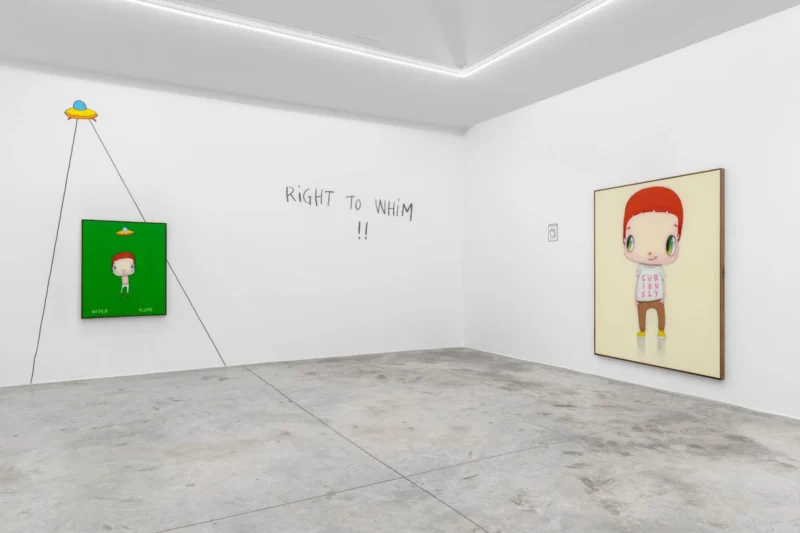Installation shot from Javier Calleja: Curiously, @ Almine Rech