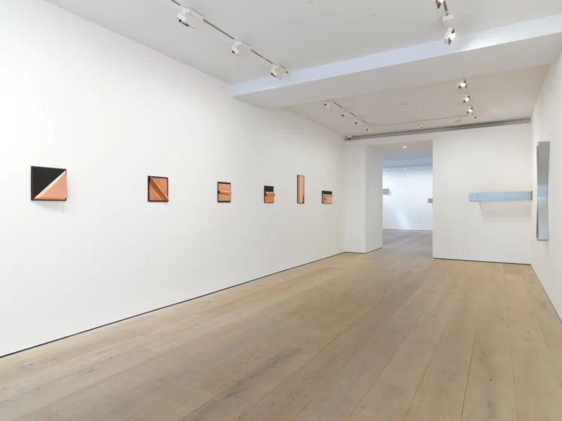 Installation shot from Lesley Foxcroft, @ Annely Juda Fine Art