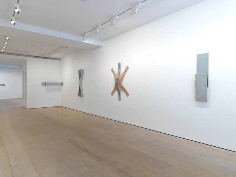 Installation shot from Lesley Foxcroft, @ Annely Juda Fine Art