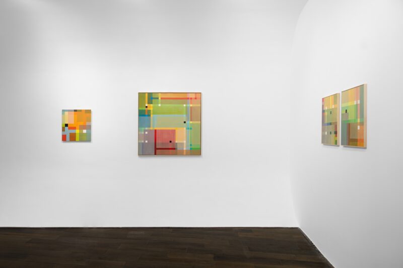 Installation shot from Beat Zoderer: Haiku, @ Bartha_contemporary