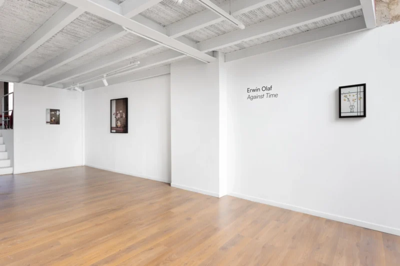 Installation shot from Erwin Olaf: Against Time, @ Baró Galeria